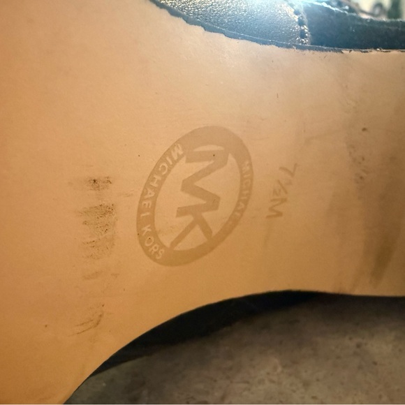 Michael Kors Black Heeled Boots with Buckle - Picture 3 of 3